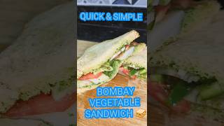 BOMBAY VEGETABLE SANDWICH 🥪 vegetablesandwichrecipe sandwhich [upl. by Prowel482]