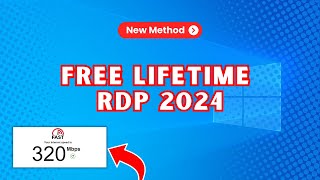 🗝️Unlock the Secret How To Get FREE Windows RDP In 2024 for lifetime [upl. by Noj]