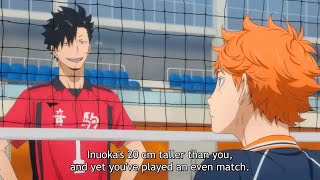 Haikyu TO THE TOP 2nd  Hinata shocksimpresses other characters with his jumpspiking abilities [upl. by Anohs]