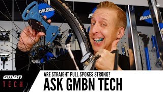 Are Straight Pull Spokes Strong Enough For Trail Riding  Ask GMBN Tech [upl. by Vowel]