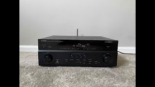 How to Factory Reset Yamaha TSR7790 72 4K Ultra HD Bluetooth WiFi Home Theater Surround Receiver [upl. by Herold]