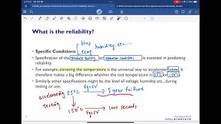 2024 半導體元件可靠度及其失效物理 Reliability and Failure Physics of Semiconductor Devices RFSDLecture 3 [upl. by Htebazle]