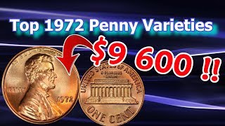 1972 Penny Varieties Worth Money that you Can Look for in Pocket Change [upl. by Irina902]