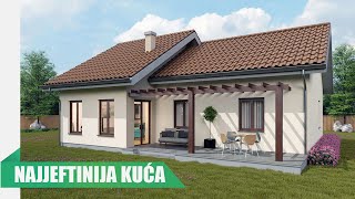 KUĆA ZA SAMO 6999€ Najjeftiniji modeli Montažne kuće LINDA [upl. by Anaiv]