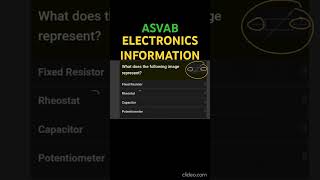 ASVAB ELECTRONICS INFORMATION asvab [upl. by Koenraad]