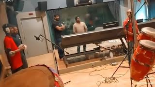 Valimai intro song valimaiBGM composing YUVAN SHANKAR RAJA making video [upl. by Analak659]