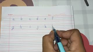 English writing small letters azEnglish handwriting small letter abcdEnglish alphabets small [upl. by Hasin639]