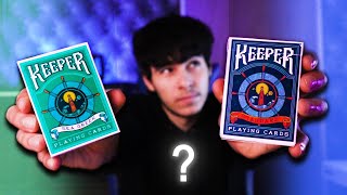 Green VS Blue Keepers Playing Cards [upl. by Asiilanna]