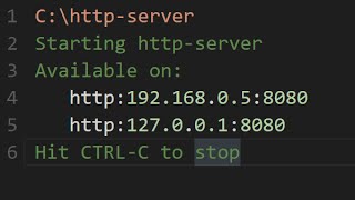 How to Set Up a Local HTTP Server Nodejs [upl. by Philipps]