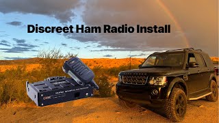 VGC VRN7500 Ham Radio in a Land Rover LR4 [upl. by Ayatahs]