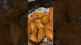 Crispy Air Fryer Wings 🍗 food recipe cooking airfryer shorts yummy [upl. by Cinemod455]