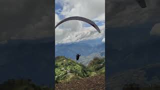 paragliding in Pithoragarh Uttarakhand subscribe travel paragliding paraglidingadventure [upl. by Dixon]