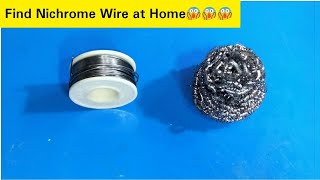 how to find nichrome wire at home  HowToFindNichromeफ्री में  Nichrome Wire where to find [upl. by Eiryt]