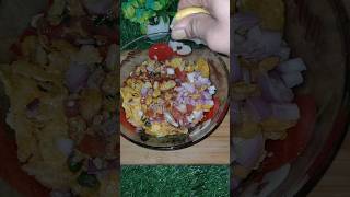 Makka papad chat khoge to sab chat khana bhul jaoge 😋shots viralvideo food shiprafood [upl. by Asseret219]