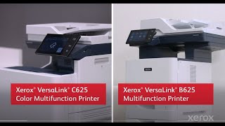 Xerox VersaLink C625 and B625 Multifunction Printers [upl. by Sidman467]