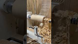 Enormous Forstner Bit Tears Through the Wood rammstein sonne woodturning [upl. by Aven701]