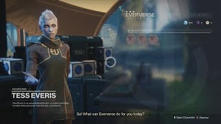 Claudia Black as Tess Everis in Destiny 2 2017 ClaudiaBlack [upl. by Trebor]