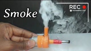 Making mini DC motor Smoke machine electric Smoke creating [upl. by Papke]