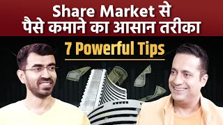 How To Earn Money Through Stock Market  pranjalkamra  Financial Freedom By Dr Vivek Bindra [upl. by Gilbertina]