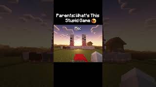 Parents Minecraft moment 😭 [upl. by Eignat]