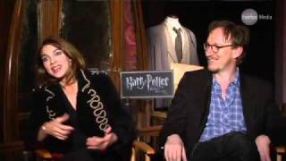 Natalia Tena amp David Thewlis talk Harry Potter [upl. by Ecnaled]