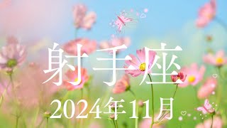 射手座♐️2024年11月【新しい✨】生まれ変わる！新しいステージへ🌈世界が変わる！ [upl. by Aliuqet]