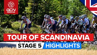 Race Blown Apart On Tough Summit Finish  Tour Of Scandinavia 2022 Stage 5 Highlights [upl. by Hartmunn]