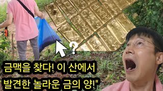 금맥을 찾다 이 산에서 발견한 놀라운 금의 양금속탐지기 여가활동 여가생활 취미생활 탐사 탐험 보물찾기 A treasure a metal detector [upl. by Missy]