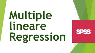 Multiple lineare Regression in SPSS rechnen und interpretieren [upl. by Rhine]