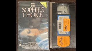 Opening to Sophies choice 1983 VHS [upl. by Robenia493]