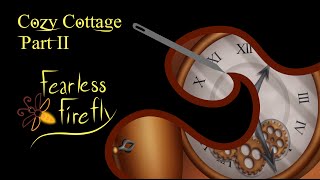 Cozy Cottage Part 2 Candle and Clock Sketch swap challenge [upl. by Elston]