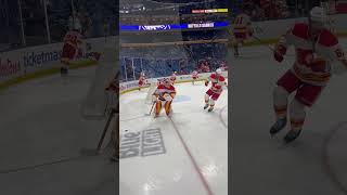 The Flames having some fun in warmies while hitting some Michigans hockey nhl calgaryflames [upl. by Ninahs]