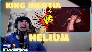 THIS WAS INCREDIBLE King Inertia vs Helium Beatbox Battle LIVE REACTION [upl. by Smoht]