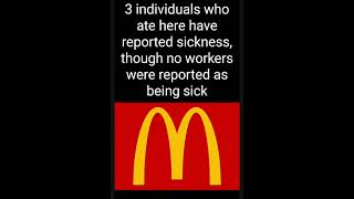 Norovirus Outbreak ⚠  iwaspoisoned iwaspoisoned shorts outbreak norovirus mcdonalds [upl. by Attekal73]