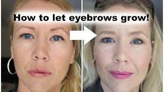 How to let eyebrows grow back  BEAUTY OVER 40 [upl. by Speroni]