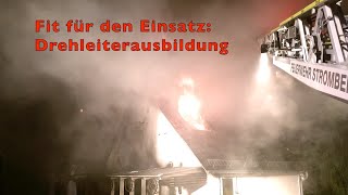 Standortausbildung Drehleiter bei der Feuerwehr Stromberg [upl. by Celka]