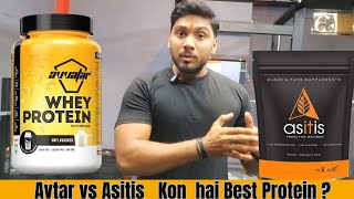 Avvtar Whey Protein VS Asitis Whey Protein  COMPARISON 🔥 [upl. by Nekal]