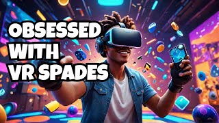 Im OBSESSED with Solo Spades in VR on Quest 3 Horizon Worlds [upl. by Crescint300]