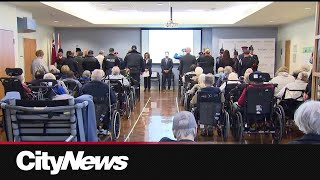 Annual Remembrance Day celebrations held at Runnymede Health Centre [upl. by Melleta74]