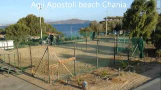 Beautiful Cretan sandy Beach Agii Apostoli Chania [upl. by Behre]