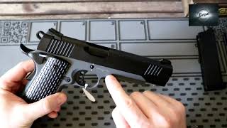 Army Armament 1911 R28 6mm GBB Review [upl. by Arotahs843]