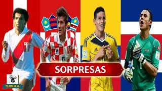 15 SELECCIONES SORPRESA EN LOS MUNDIALES [upl. by Hedwiga423]