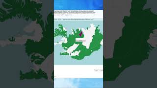 Naming all 69 Municipalities of Iceland geography map [upl. by Hertzfeld]