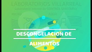 Tema 15 Descongelación de Alimentos [upl. by Norry922]