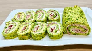 ROTOLO DI ZUCCHINE FARCITO AL FORNO SENZA FRIGGERE LA RICETTA LIGHT CHE TUTTI AMANO  PIATTO FREDDO [upl. by Rayna]