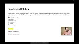 Tetanus vs Botulism Mnemonic [upl. by Pearle]