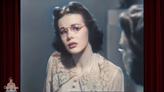 Pretty in Glasses 1940s Tutorial in Amazing 4K Color [upl. by Ykcub]