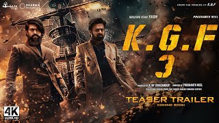 KGF Chapter 3  Hindi Trailer 2024  Rocking Star Yash Prabhas  Hombale Films [upl. by Whiney]