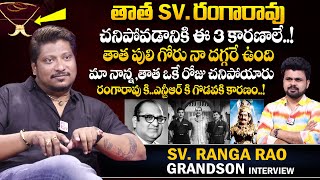 SV రంగారావు మనవడు చెప్పిన విషయాలు  Jr SVRanga Rao Exclusive Interview  SVRanga Rao Grandson [upl. by Eadwina117]