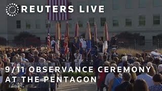 LIVE 911 observance ceremony at the Pentagon [upl. by Hardman273]